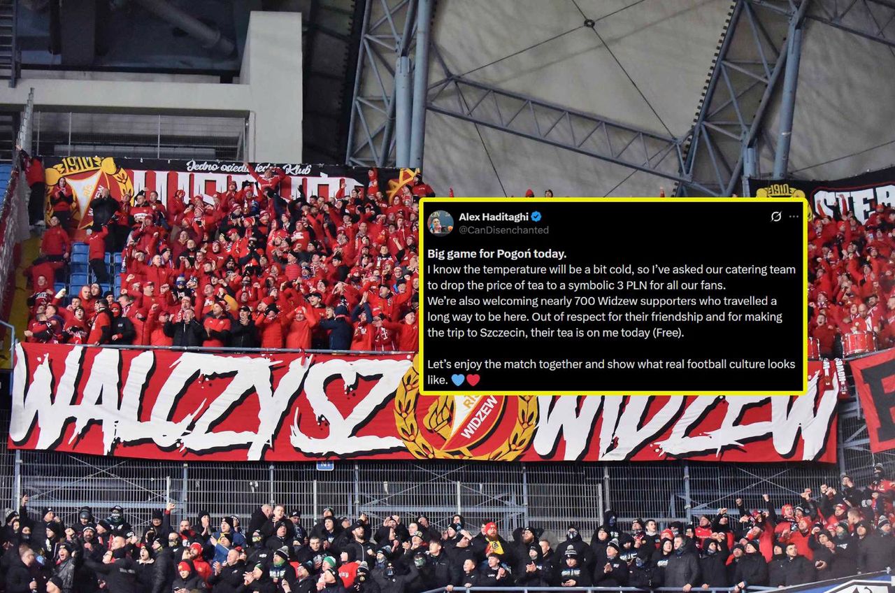 Właściciel Pogoni z miłym gestem wobec fanów. Docenił też kibiców Widzewa