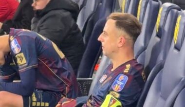 "Samotność". Nagrali zachowanie Grosickiego po porażce w Pucharze Polski