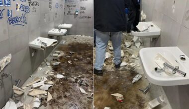 Chuligani z Niemiec się "popisali". "Jakby przewaliła się jakaś dzicz"