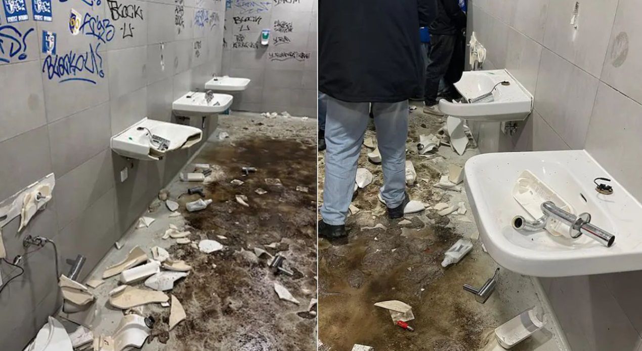 Chuligani z Niemiec się "popisali". "Jakby przewaliła się jakaś dzicz"