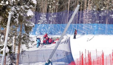 Dramatyczne sceny na stoku. Straszny wypadek przy 100 km/h