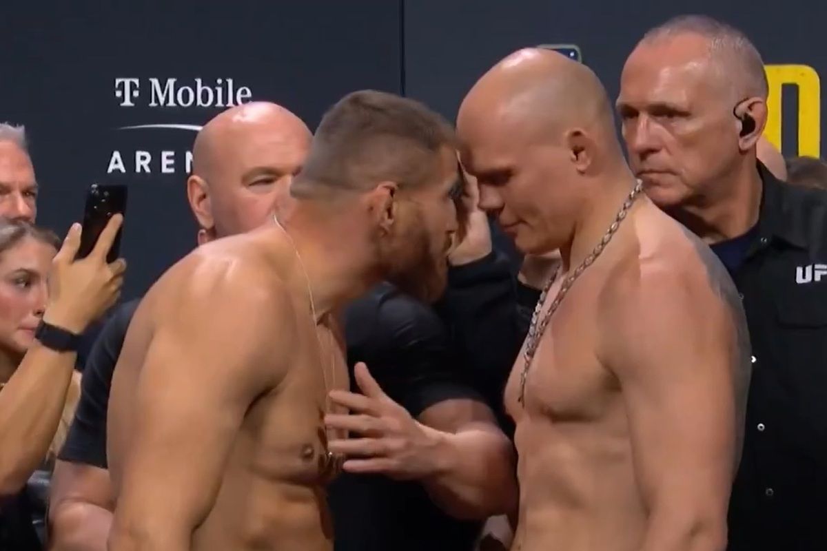 Sceny przed walką Błachowicza. Chciał go sprowokować i co wyszło? - SportoweFakty