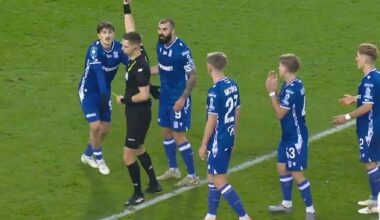 Dwie żółte kartki w półtorej minuty. Katastrofa piłkarza Lecha Poznań