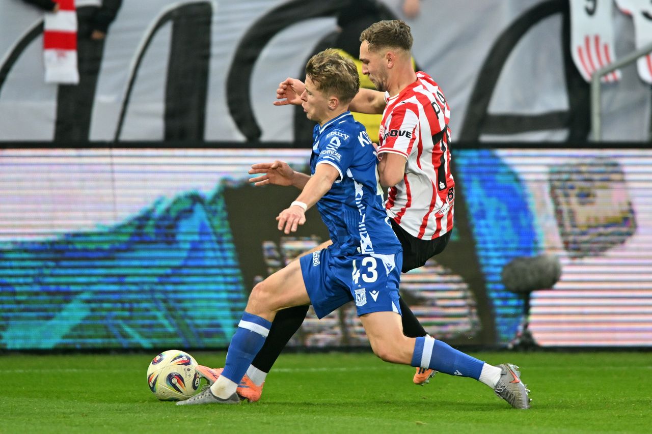 Czerwona kartka i gol za golem w meczu Cracovii z Lechem