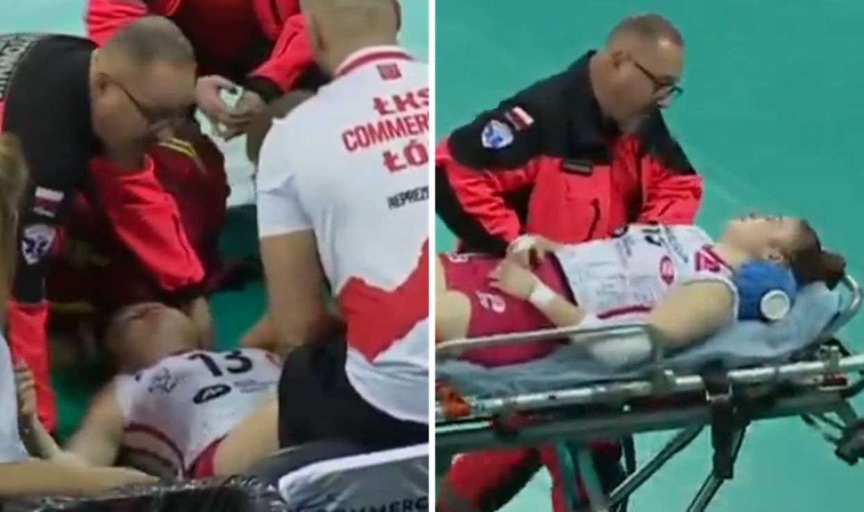 Dramatyczne sceny w Łodzi. Polska siatkarka nagle zasłabła