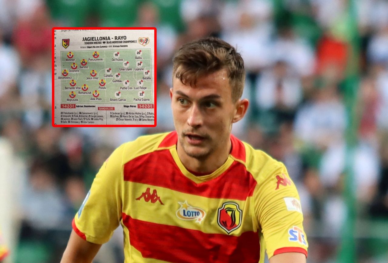 Ależ wpadka. Zobacz, co Hiszpanie zrobili ze składem Jagiellonii