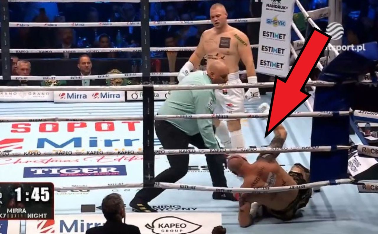 Potężny nokaut na polskim ringu. Padł jak rażony piorunem [WIDEO] - SportoweFakty