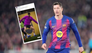 Spójrz na nogi "Lewego". Zdjęcie niesie się po sieci