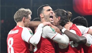 Arsenal ani myśli oddać prowadzenie w Premier League