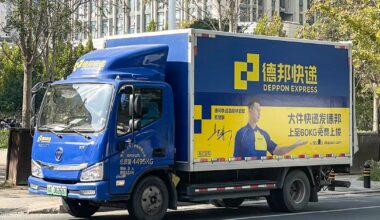 Ciężarówka elektryczna w Chinach. Źródło: Windmemories, CC BY-SA 4.0 Wikimedia Commons