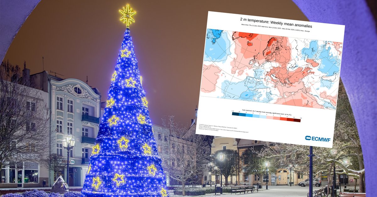 Nowa prognoza na Boże Narodzenie. Wiemy, czy do Polski zawita prawdziwa zima