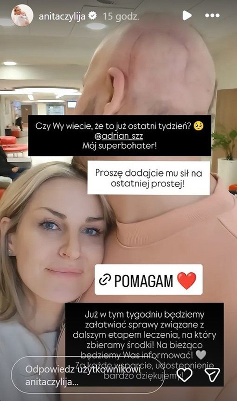 Anita Szydłowska o dalszym leczeniu męża