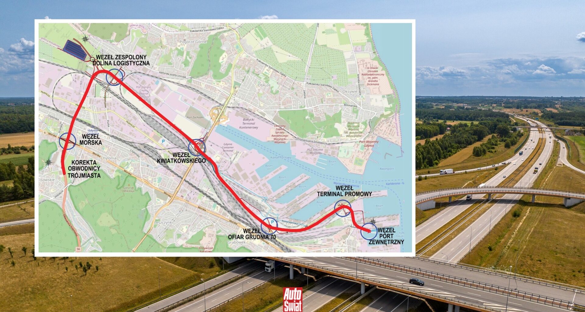 Kiedy Droga Czerwona będzie gotowa? Na połączenie z S6 i S7 naciska wojsko