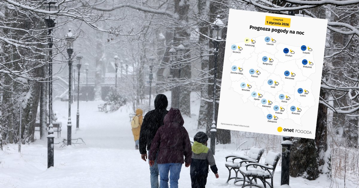 Dziś zima pokaże mroźne oblicze. W nocy temperatura spadnie do -15 st. C