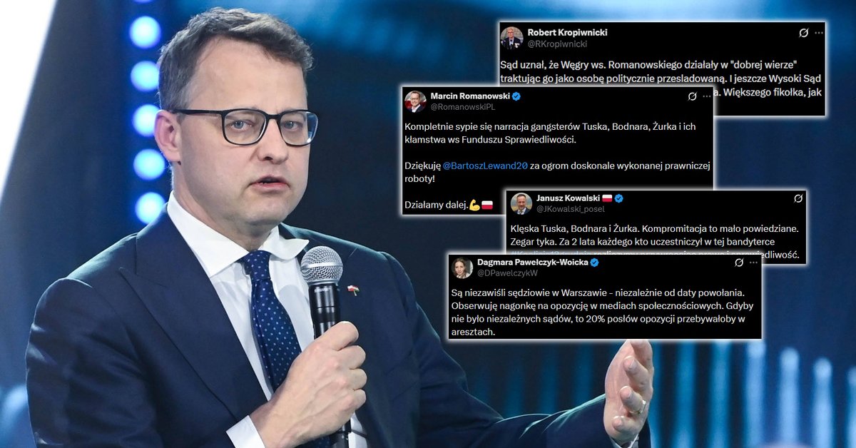 Marcin Romanowski tryumfuje, a w sieci wrze. "Większego fikołka, jak żyję, nie widziałem"