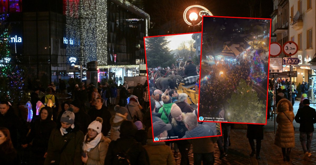 Tak wyglądały Krupówki w sobotę. Nagrania obiegły sieć