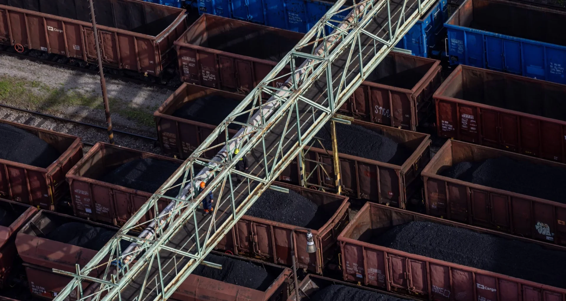 Wagony z węglem. Zdj. ilustracyjne