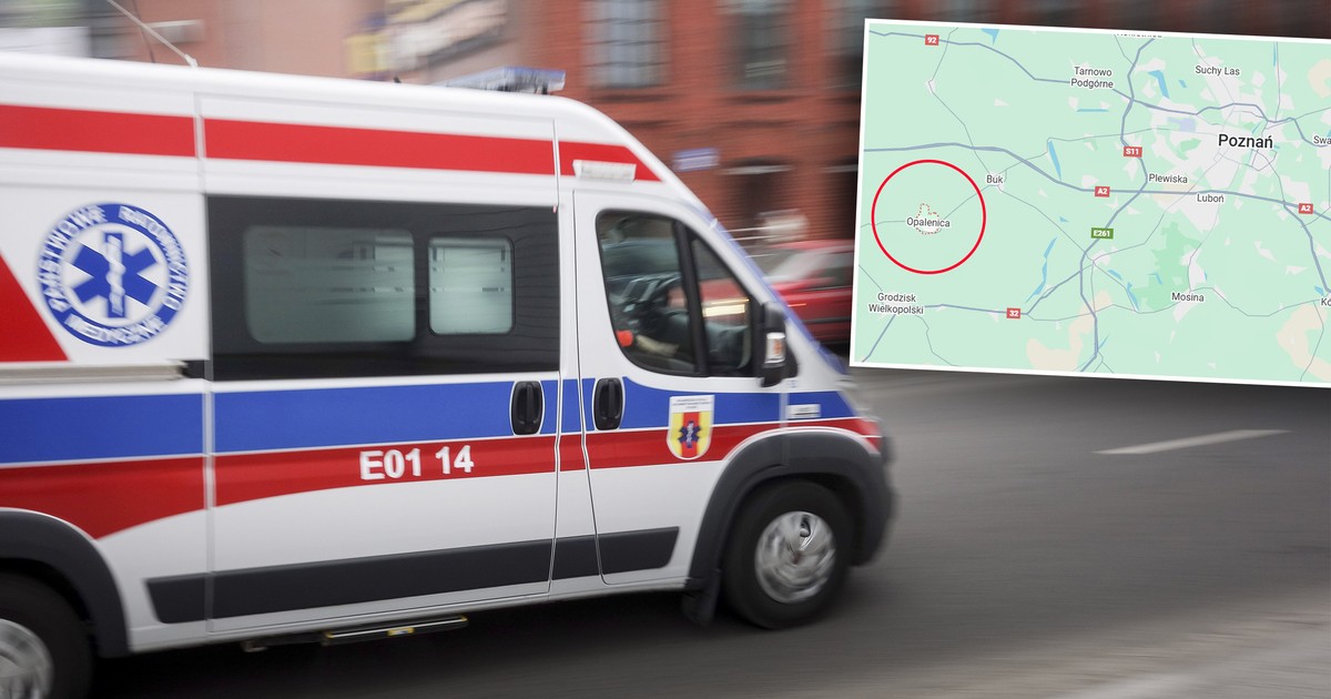 Opalenica. Tragedia podczas świąt. Kobieta nie żyje, ratownicy w szpitalu