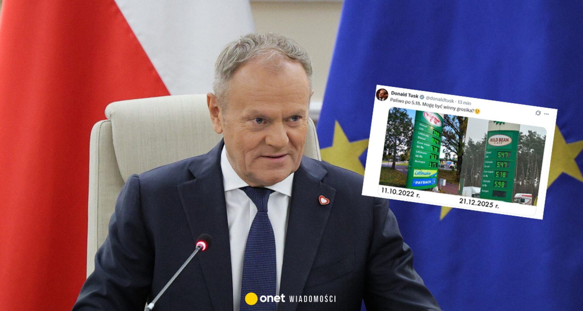 Donald Tusk nawiązał do słynnej obietnicy. Zamieścił zdjęcie