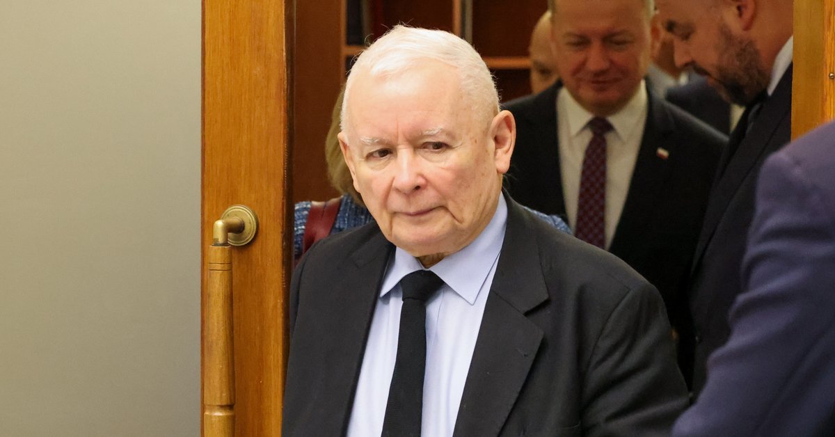 Jarosław Kaczyński w Sejmie