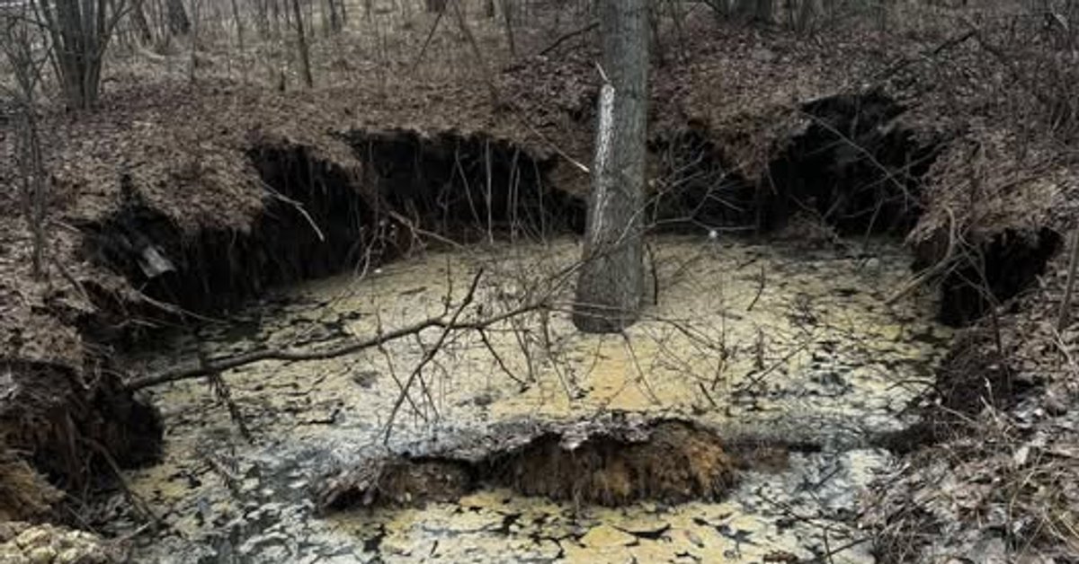 Ziemia znów się zapadła. Nowe zagrożenie w powiecie olkuskim