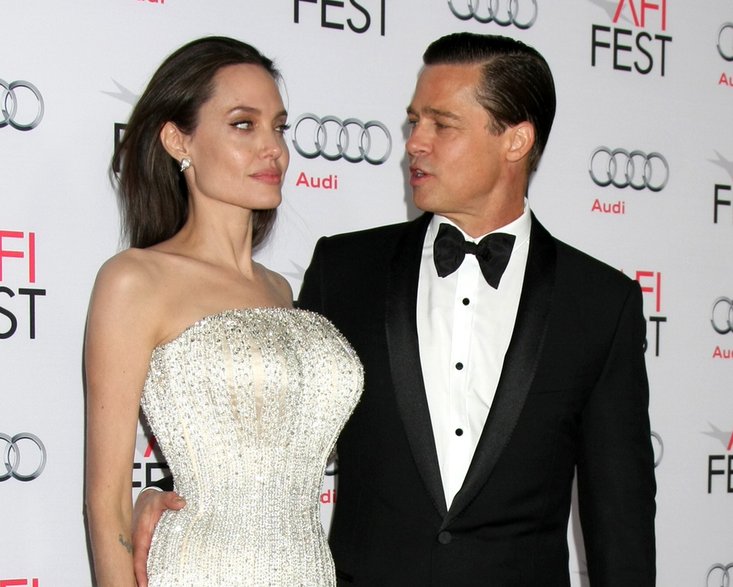 Angelina Jolie, Brad Pitt (Los Angeles, 5 listopada 2015 r.)
