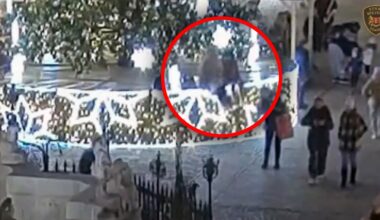 Groza pod gdańską choinką. Kamera nagrała wypadek na Długim Targu