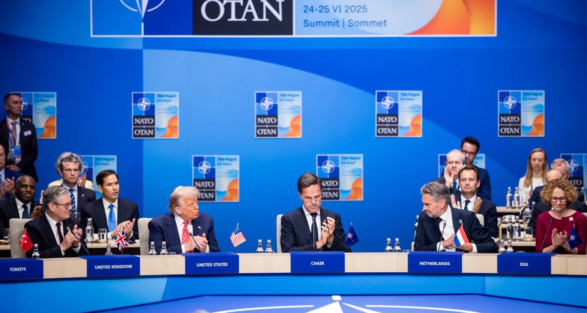 Szczyt NATO w Hadze z udziałem prezydenta USA Donalda Trumpa