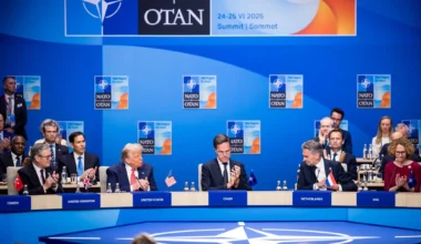 Szczyt NATO w Hadze z udziałem prezydenta USA Donalda Trumpa