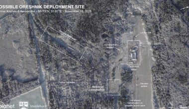 Zdjęcia satelitarne wskazały możliwą lokalizację Oriesznika na Białorusi (zdj.Decker Eveleth/X)