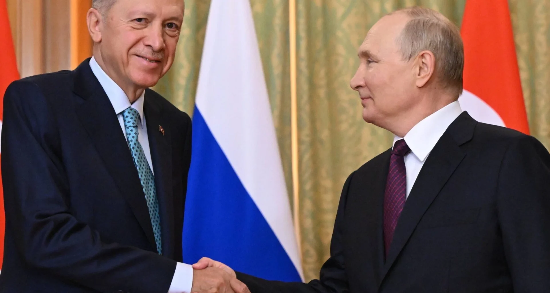 Prezydent Turcji Recep Erdogan i prezydent Rosji Władimir Putin