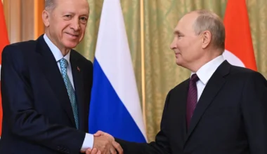 Prezydent Turcji Recep Erdogan i prezydent Rosji Władimir Putin