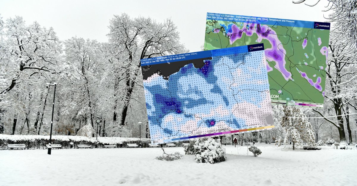 W tych dniach w Polskę uderzą opady śniegu. Wiemy, kiedy nadejdzie prawdziwa zima - Onet