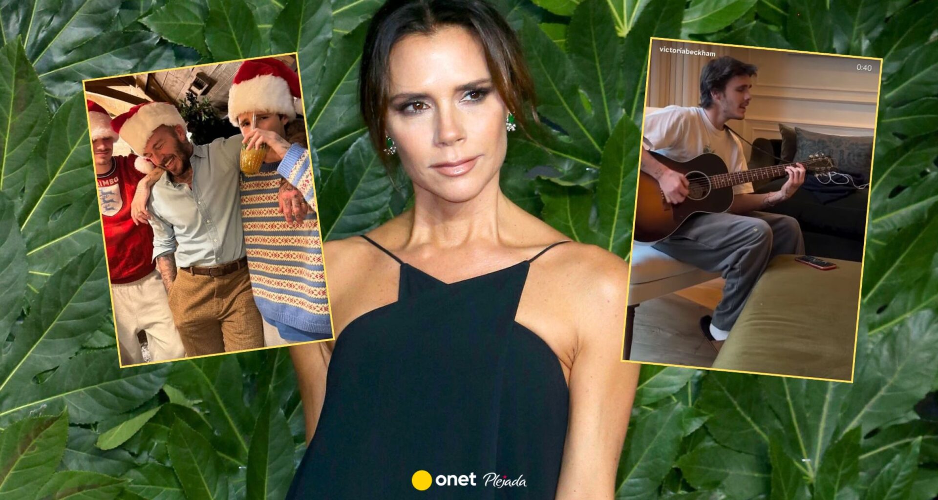 Święta Beckhamów bez Brooklyna. David chwycił za piłę, Cruz za gitarę