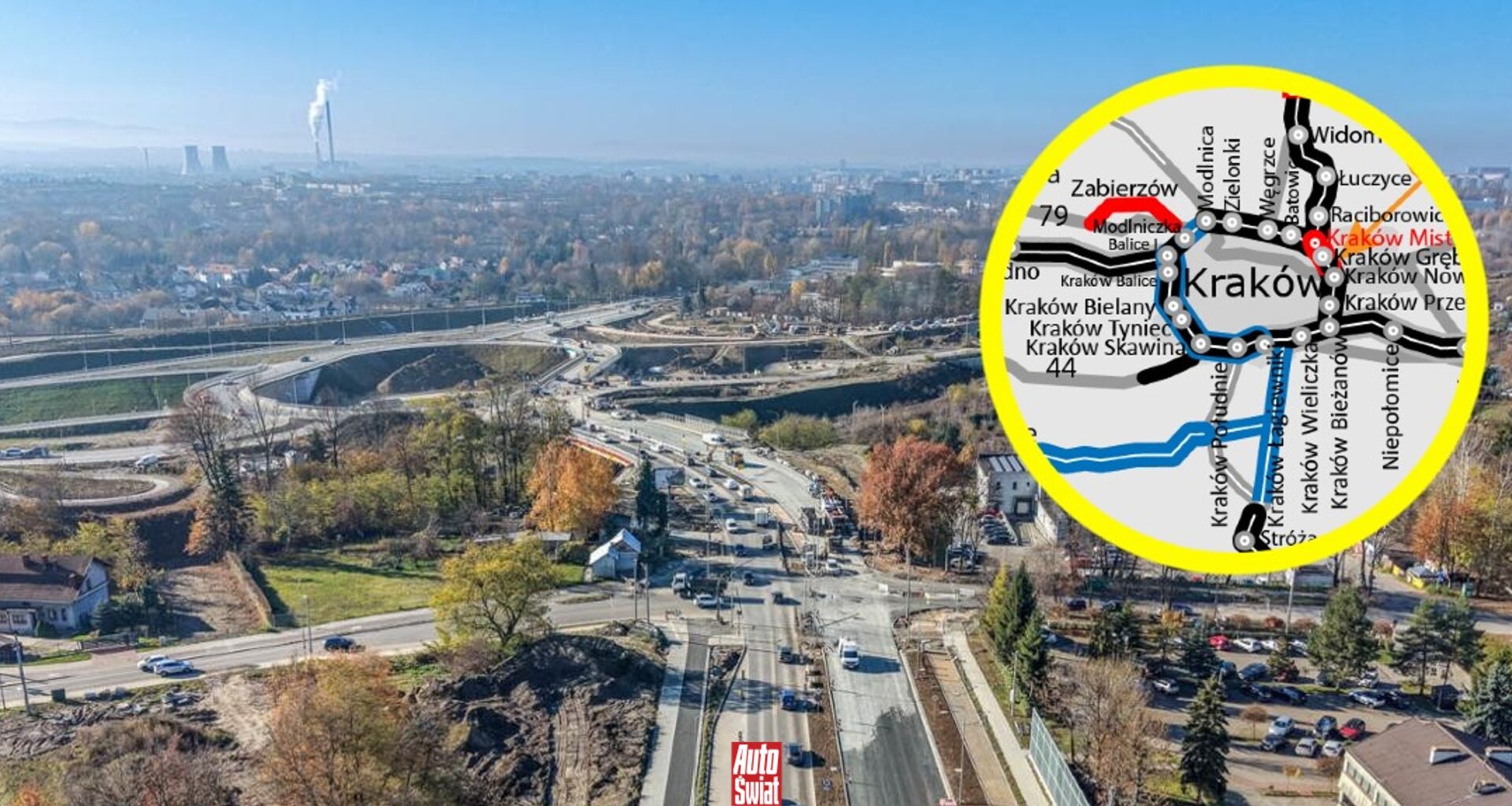 Trasa S7. Otwarto nowy odcinek i węzeł drogowy. Coraz bliżej pełnej obwodnicy Krakowa