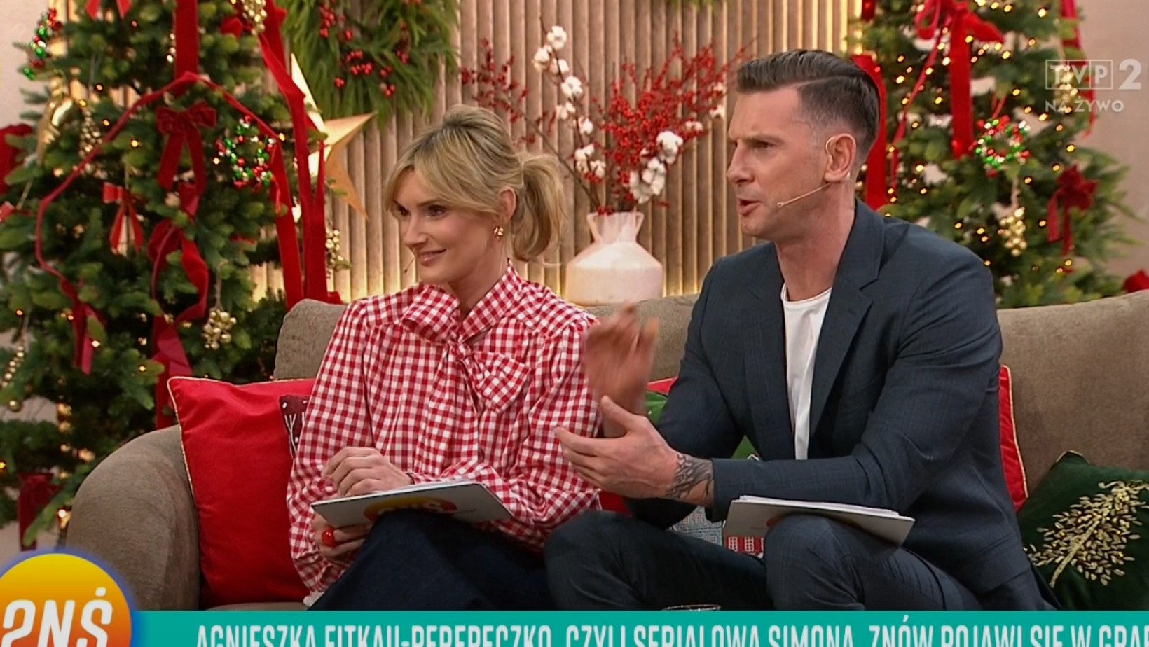 Anna Lewandowska i Łukasz Kadziewicz