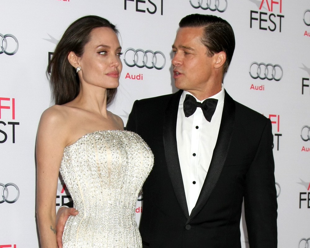 Angelina Jolie, Brad Pitt (Los Angeles, 5 listopada 2015 r.)