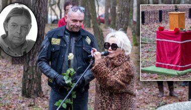 Pogrzeb męża Ostrowskiej. Pojawił się dawno niewidziany celebryta