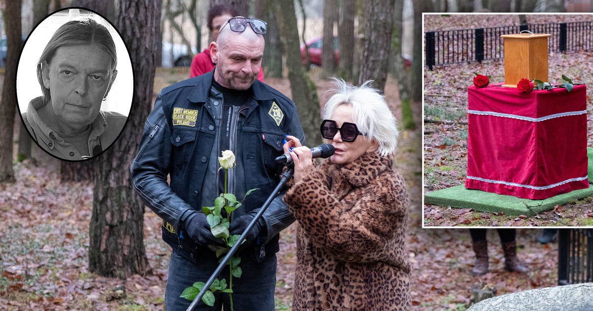 Pogrzeb męża Ostrowskiej. Pojawił się dawno niewidziany celebryta