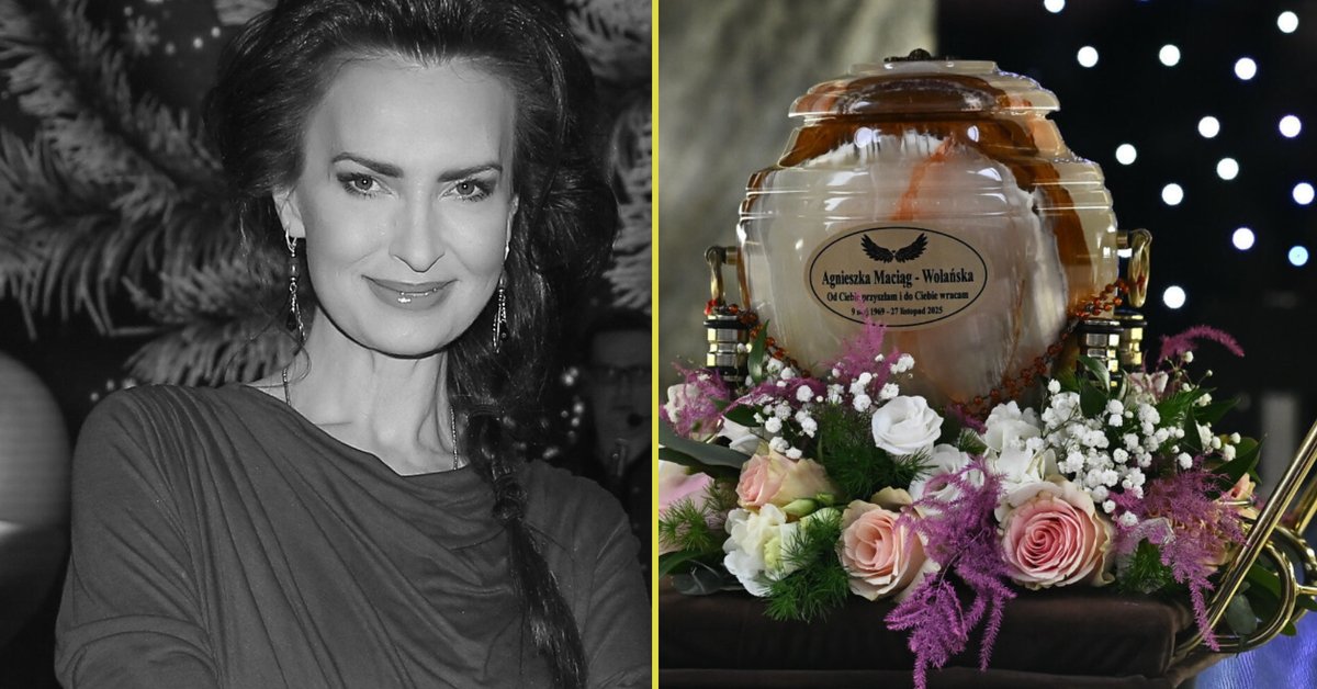 Pogrzeb Agnieszki Maciąg. Bliscy żegnają 56-latkę