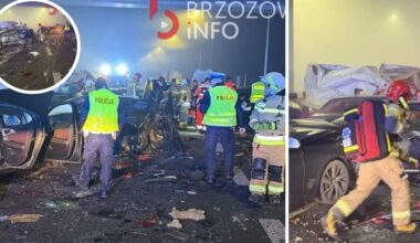 Karambol na S19 w Lubelskiem. 26 aut zderzyło się we mgle