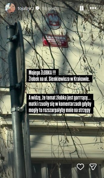 Olga Frycz o krytyce po wypowiedzi na temat żłobków