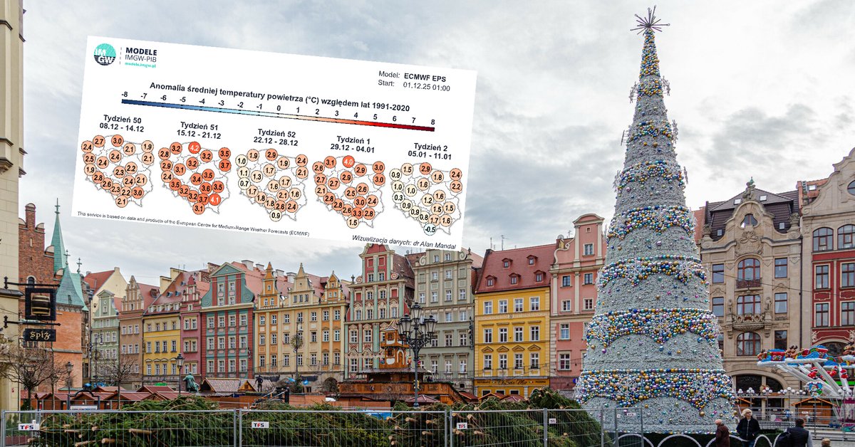 Zapowiada się wyjątkowo ciepły grudzień