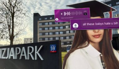 Wejście do TE Vizja w Warszawie