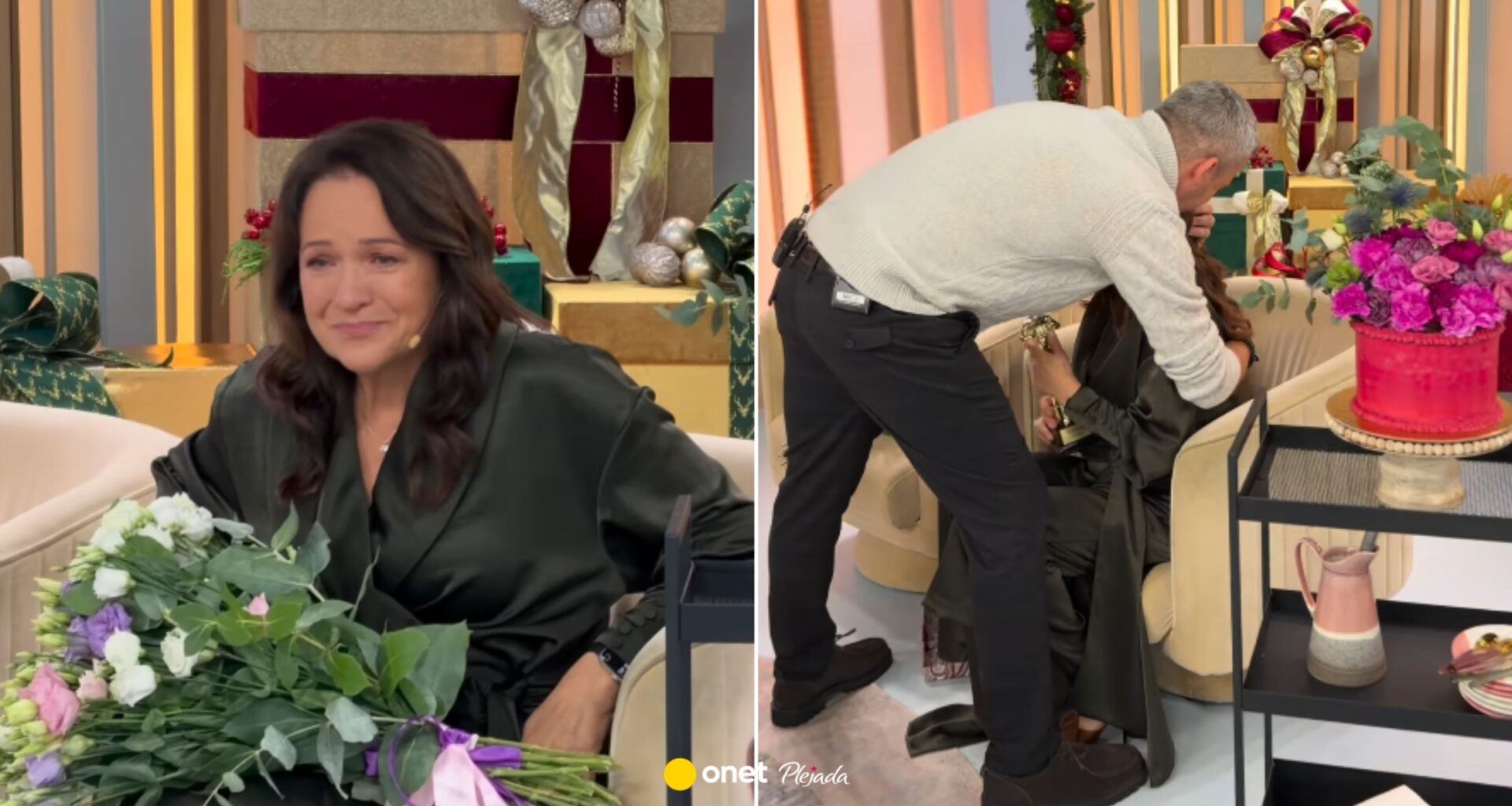 Ewa Drzyzga na antenie zalała się łzami. Krzysztof Skórzyński zareagował