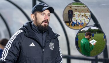 Łukasz Tomczyk w czasie pracy w Victorii Częstochowa