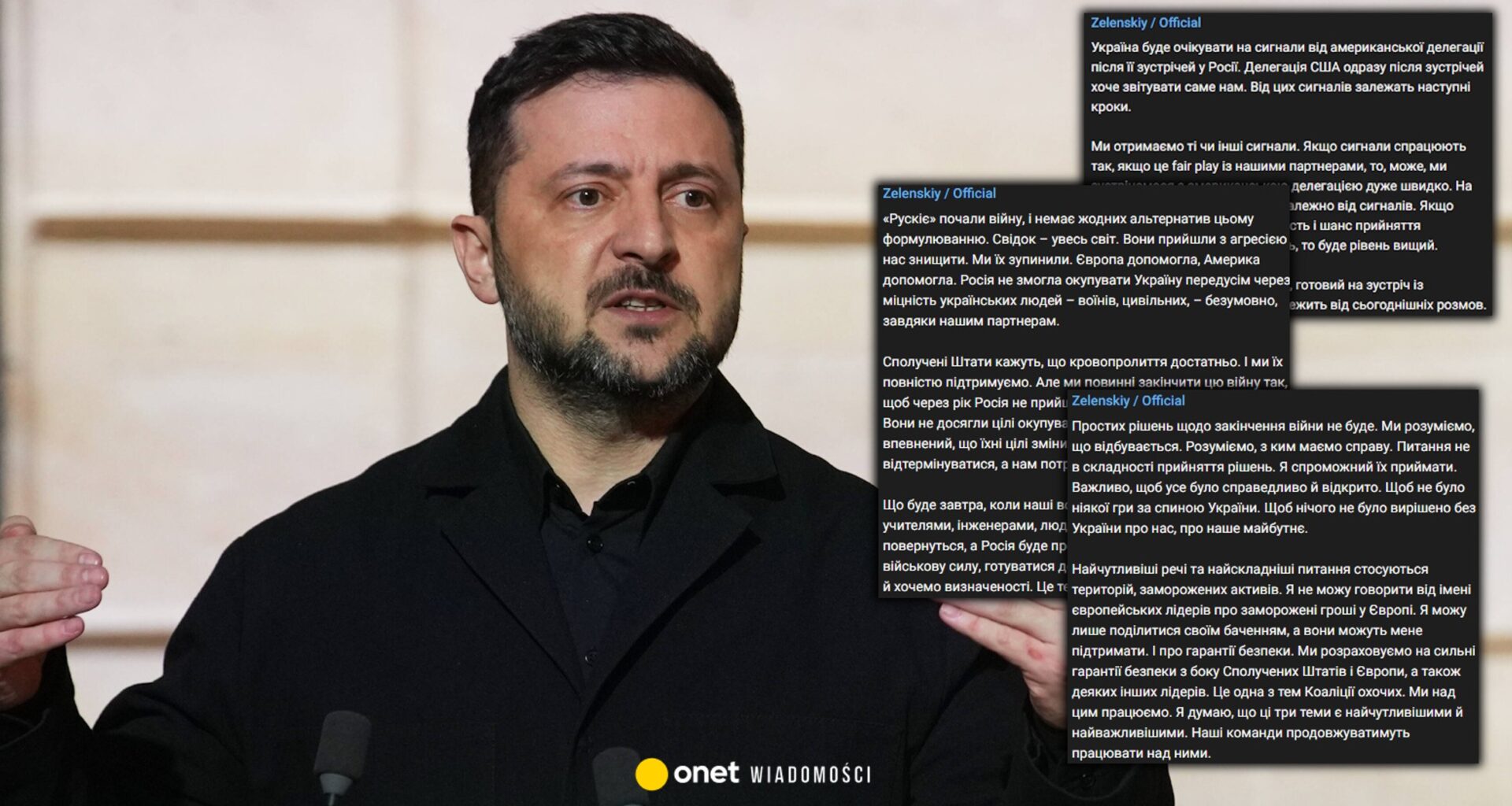 Seria wieczornych wpisów Wołodymyra Zełenskiego. "Rozumiemy, co się dzieje"