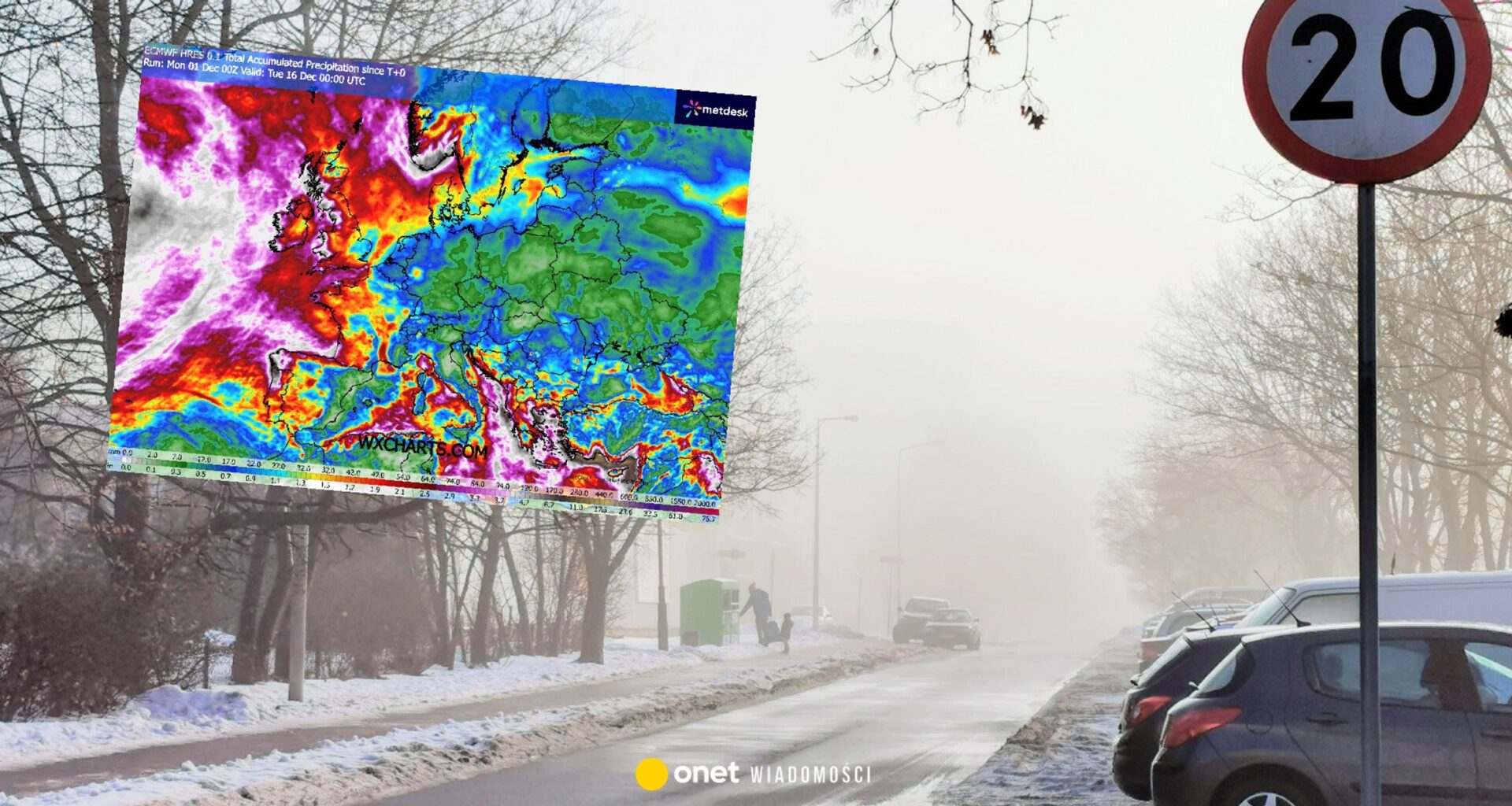 Tylko w tym miejscu utrzyma się śnieg. Jest nowa pogoda na 14 dni [MAPY]