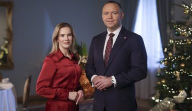 Karol i Marta Nawroccy składają świąteczne życzenia