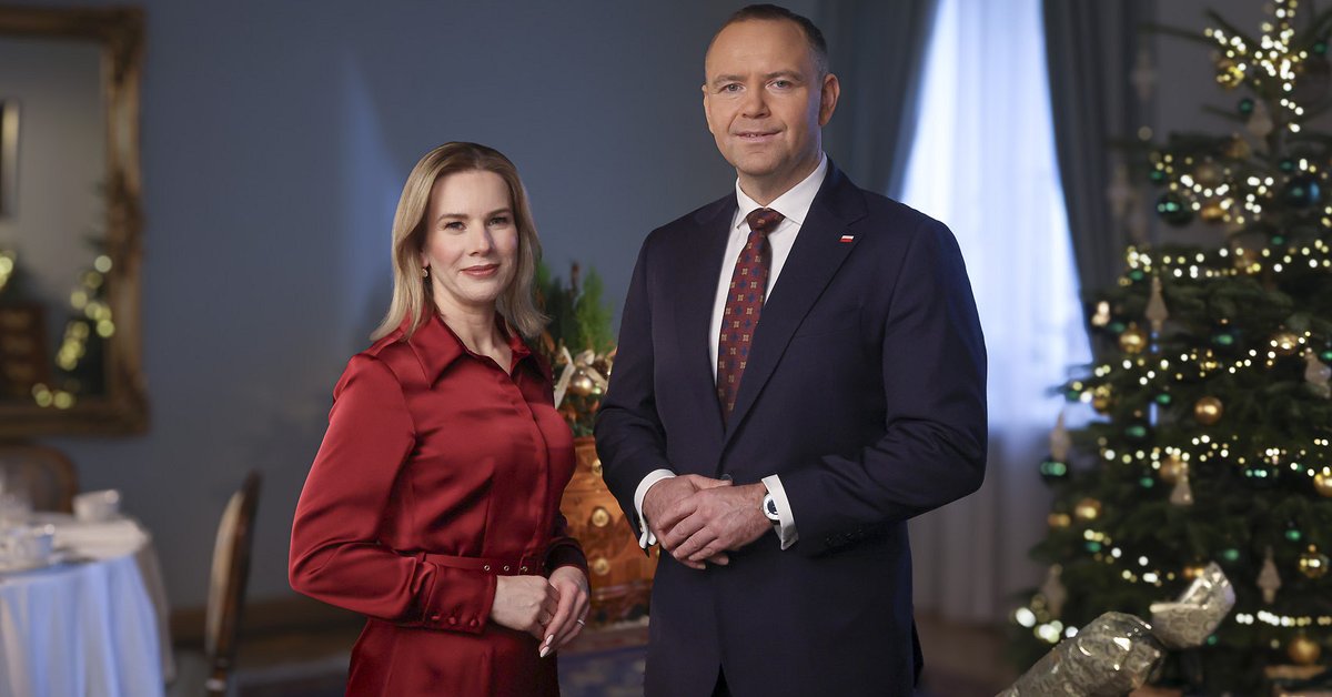 Karol i Marta Nawroccy składają świąteczne życzenia